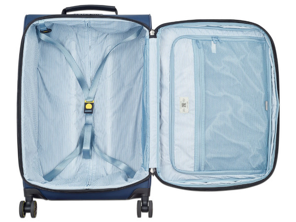 Maleta de Tela Delsey Paris Turenne 00163281002, De 24 Pulgadas. Color Azul.
