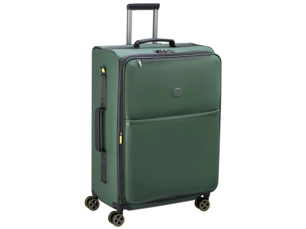 Maleta de Tela Delsey Paris Turenne 00163282113, De 28 Pulgadas. Color Verde.