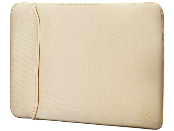 Funda HP Sleeve reversible color Negro y Dorado, para laptop de hasta 14