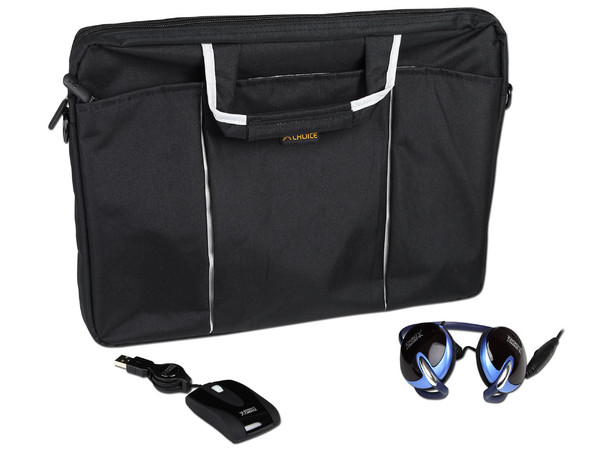 Kit Perfect Choice, incluye Funda para Laptop de hasta 15