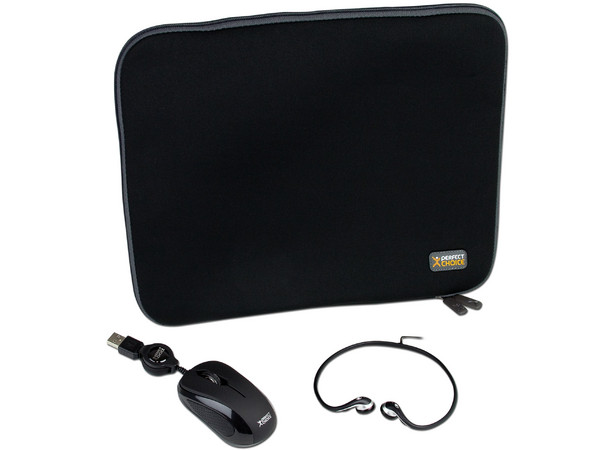 Kit Perfect Choice, incluye Funda para Laptop de hasta 15.4