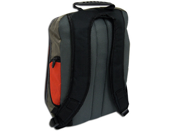 Mochila Perfectchoice NOTE-PACK Gris/Naranja para Laptop de 17