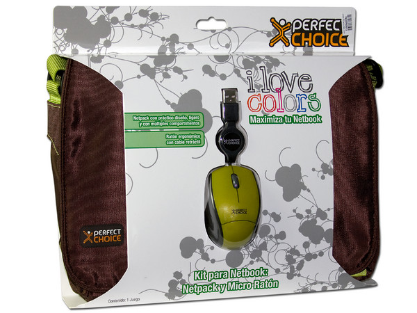 Netpack de Portafolio y Mouse Perfectchoice para Netbook de 10