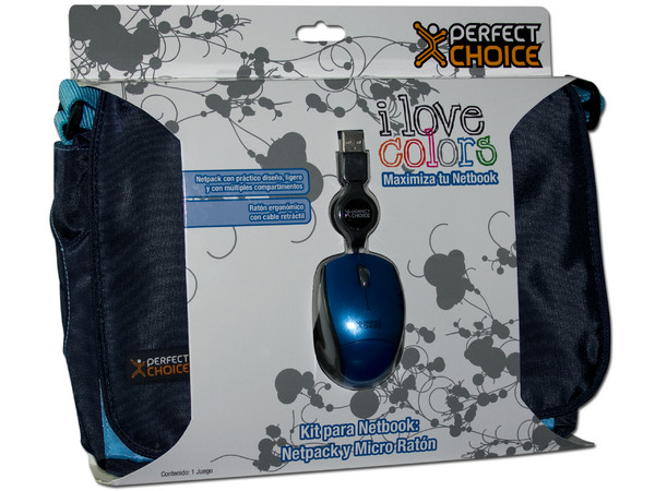 Netpack de Portafolio y Mouse Perfectchoice para Netbook de 10
