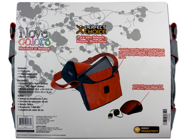Netpack de Portafolio y Mouse Perfectchoice para Netbook de 10