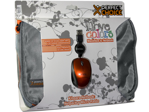 Netpack de Portafolio y Mouse Perfectchoice para Netbook de 10