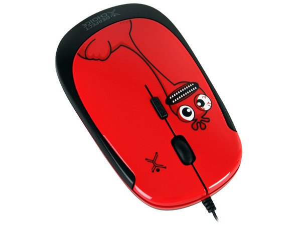 Kit de Funda y Mouse Perfectchoice MONZTERZ para Netbook de hasta 10