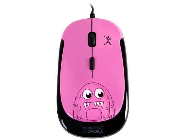Kit de Funda y Mouse Perfectchoice MONZTERZ para Netbook de hasta 10