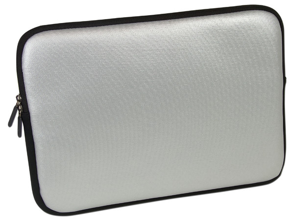 Funda Perfect Choice Silver Carbon para Laptop de hasta 14