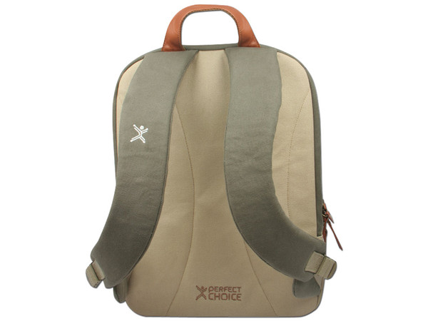 Mochila Perfect Choice Canvas para Laptop y cámara DSRL.
