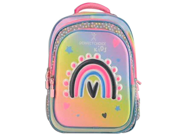 Mochila Preescolar Perfect Choice Explorer, Diseño de Arcoíris.