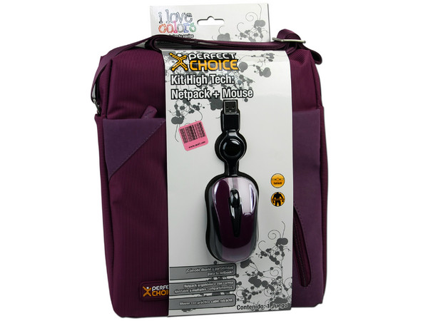 Netpack Vertical  de Funda y Mouse Perfect Choice High Tech para Netbook de 10.2