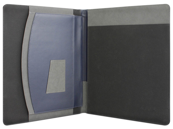 Bifolio Swissmobility BERNINA, 2 Compartimentos Internos Para Hojas y Tarjetas, Color Azul.