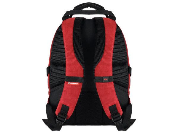 Mochila Swiss Mobility ZION-115RD, Poliéster, Para Laptop 15.6
