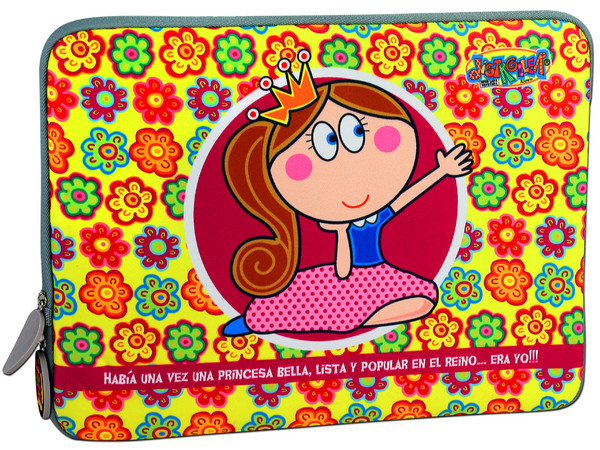 Funda TechZone Princesa para Netbook de hasta 12