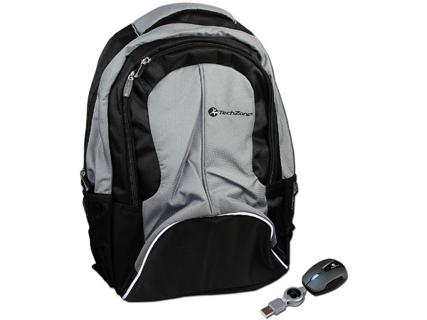 Kit TechZone de Mochila Sport para Laptop de hasta 16