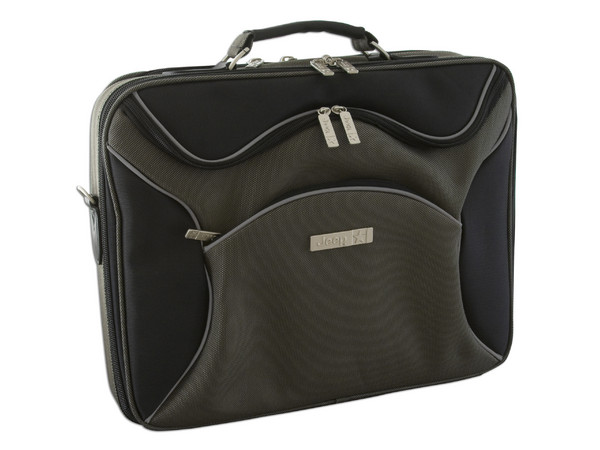 Maletín TechZone tipo Clamshell Jeep Deluxe para Laptop de 15.4”