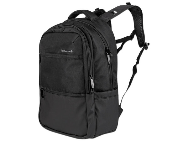 Mochila Techzone MAX II Para Portátil 16 Pulgadas Forro 100% Poliéster 46 x 32 x 16 cm Color Negro.