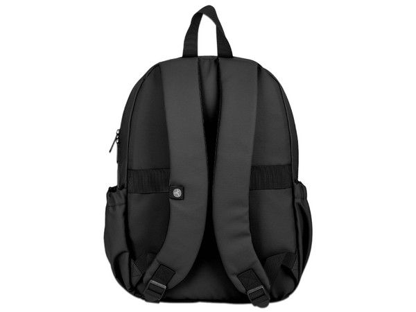 Backpack Techzone Estilo TZLBP29-N, 16”, Resistente a Salpicaduras, 100% Poliéster, Color Negro.