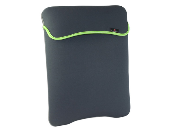 Funda TechZone de Neopreno Reversible combinada con Verde para Laptop de 15.4