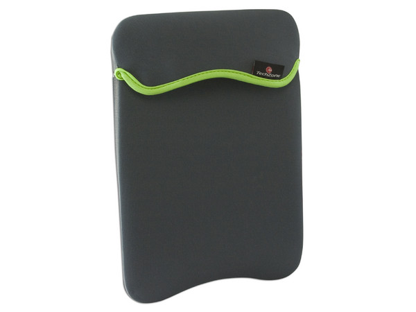 Funda TechZone de Neopreno Reversible combinada con Verde para Netbook de 9