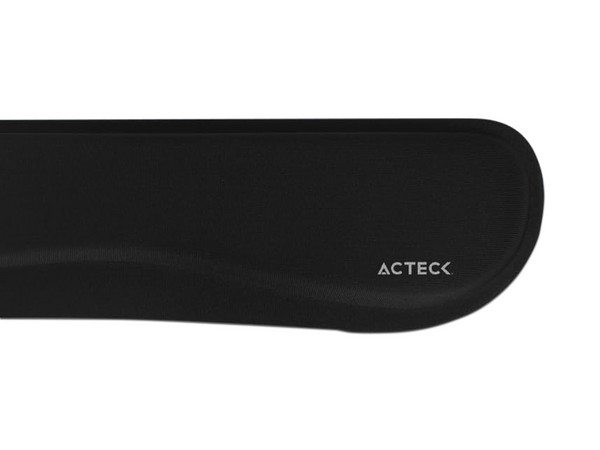 Reposa Muñecas Acteck Cushy Prime MG200, 44 x 8.2cm Antiderrapante, Color Negro.