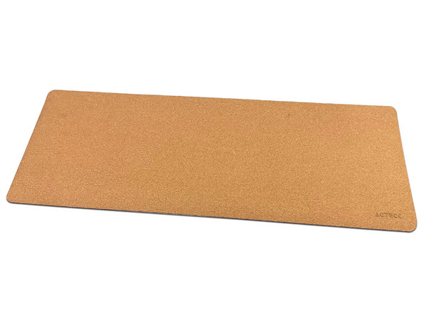 Mousepad Acteck Vibe Cork TP670, 80 x 30cm, Base Antideslizante, Color Corcho.