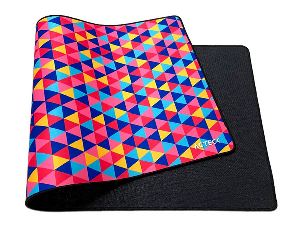 Mouse Pad Acteck Vibe Flow Kaleido MT464M de Tela y Goma, 80cm x 35cm, Diversos Colores.