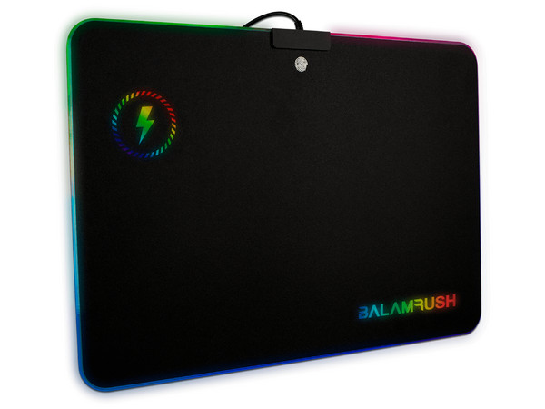Mouse Pad Gamer BALAM RUSH Heimdall, iluminación LED RGB, USB.