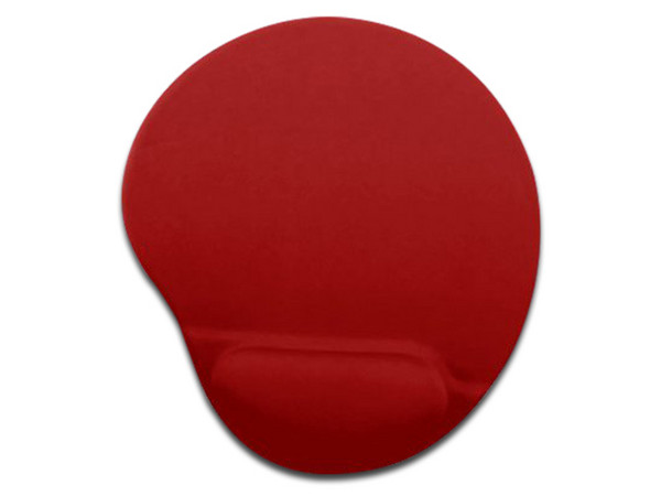 Mouse Pad Brobotix 500074R con reposa muñecas de gel, Color Rojo.