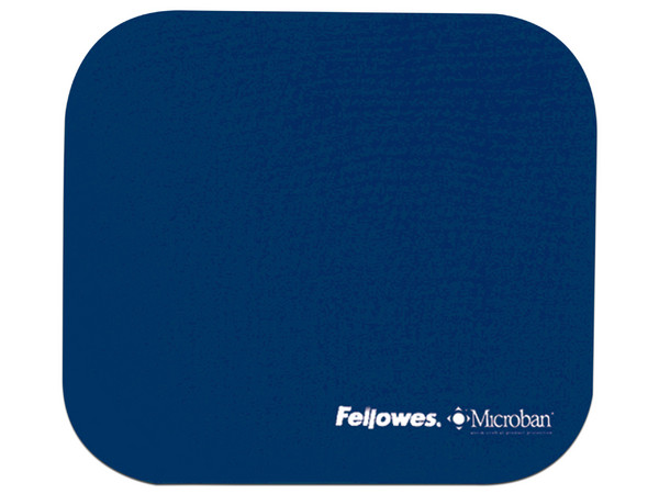 Mouse Pad Fellowes con Protección Antimicrobiana (Microban). Color Azul.