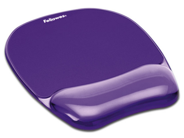 Mouse Pad Fellowes con reposa muñecas de Gel. Color Morado.