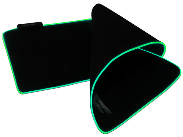 Mouse Pad Gamer Game Factor MPG500 RGB LX extra de 80 x 30 cm. Color Negro.