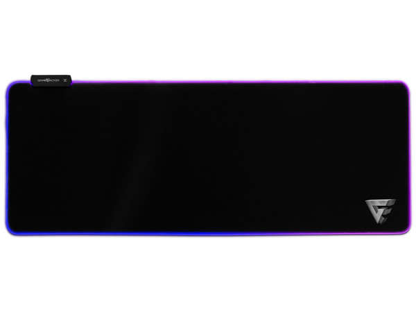 Mouse Pad Gamer Game Factor MPG500 RGB LX extra de 80 x 30 cm. Color Negro.