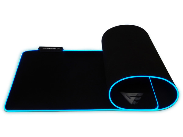 Mouse Pad Gamer Game Factor MPG500 RGB LX extra de 80 x 30 cm. Color Negro.