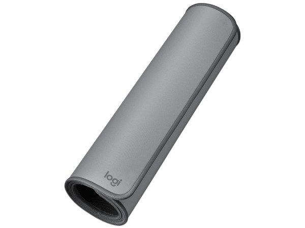 Mouse Pad Gamer Logitech Desk Mat Studio de 70 x 30 cm antideslizante. Color gris.
