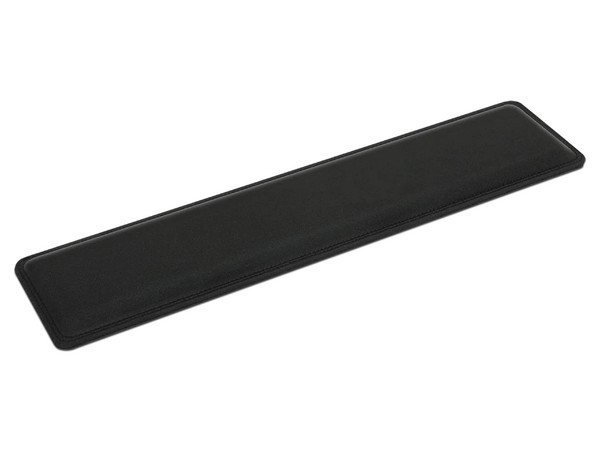 Reposamuñecas Manhattan 425520, diseño ergonómico para teclado. Color Negro.