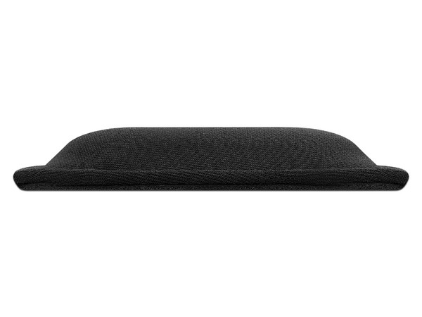Reposamuñecas Manhattan 425520, diseño ergonómico para teclado. Color Negro.
