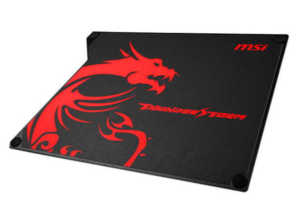 Mouse Pad MSI ThunderStorm Aluminium Gaming de 320mm x 225mm. Color Negro.