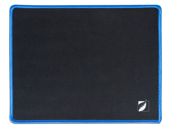 Mouse Pad Antiderrapante de 25x21x0.5 cm, Superficie Suave, Base de Goma Antideslizante. Color Negro.
