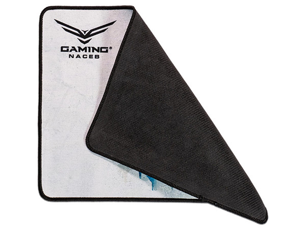 Mouse Pad Naceb DRAGOX II NA-0977 de 32.6 x 25 cm microfibra. Color Blanco.