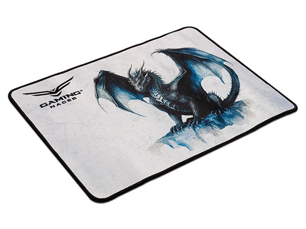 Mouse Pad Naceb DRAGOX II NA-0977 de 32.6 x 25 cm microfibra. Color Blanco.