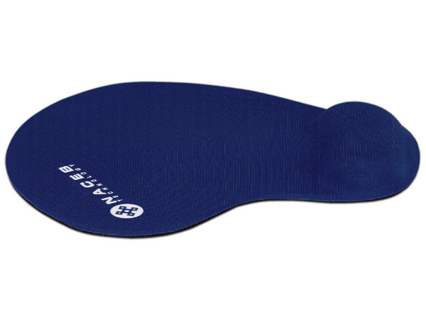 Mouse Pad NACEB NA-549 con reposa muñecas de gel. Color Azul.