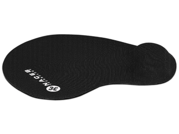 Mouse Pad NACEB NA-549 con reposa muñecas de gel. Color Negro.
