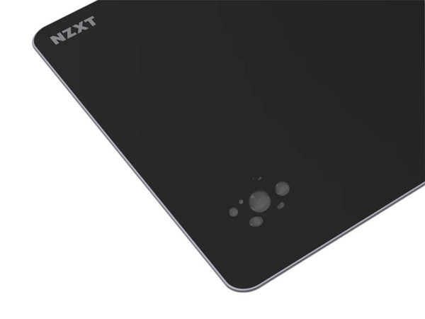 Mouse Pad NZXT Zone Elite de 40 x 40 cm base antiderrapante. Color Negro.