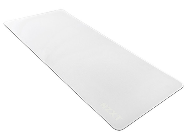 Mouse Pad Gamer NZXT Deskmat de 85 x 33 cm antideslizante. Color Blanco.