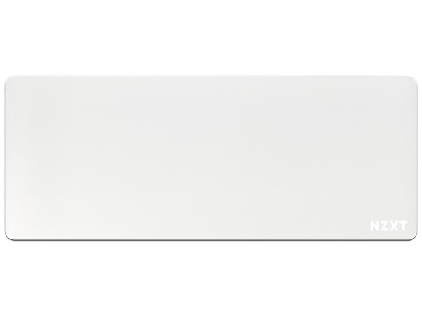 Mouse Pad Gamer NZXT Deskmat de 85 x 33 cm antideslizante. Color Blanco.