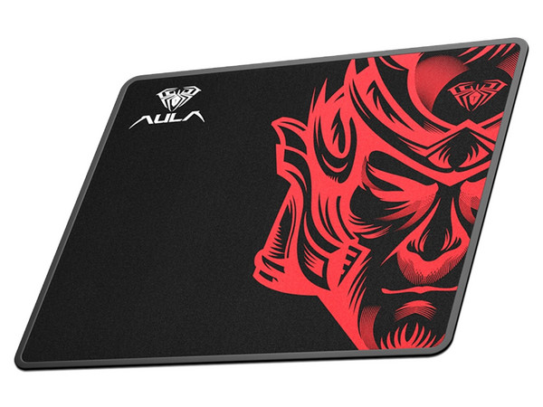 Mouse Pad AULA 8500-0112 de 30 x 25 cm. Color Negro y Rojo.