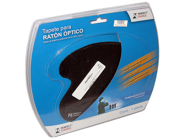 Mouse Pad Rígido Perfect Choice para Mouse Óptico