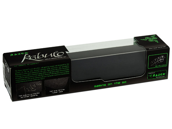 Mousepad Gamer Razer Kabuto con Superficie de rastreo de microfibras ultra delgadas de alta calidad.